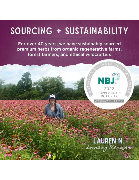 Suplemento Natural WishGarden para Pulmones 18.6g - Limpieza y Apoyo