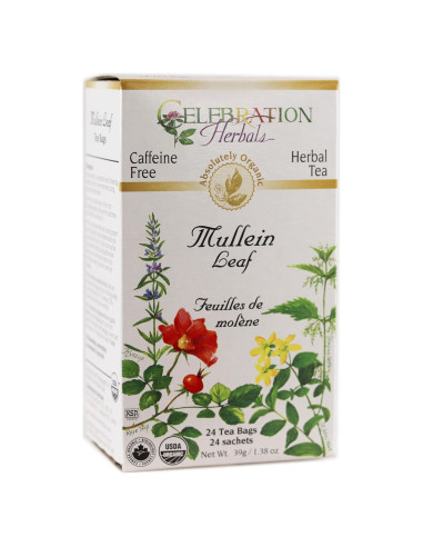 Té de hoja de malva orgánica Celebration Herbals 24 bolsas