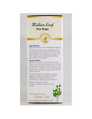 Té de hoja de malva orgánica Celebration Herbals 24 bolsas