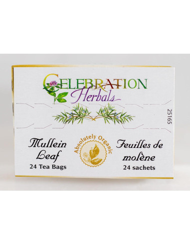 Té de hoja de malva orgánica Celebration Herbals 24 bolsas