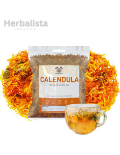 Té de Pétalos de Caléndula Secos Herbalista 114g - 100% Natural 2