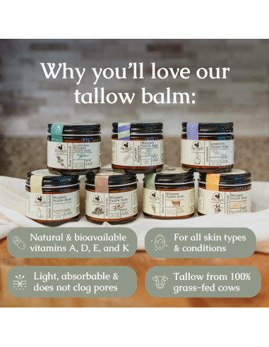 Bálsamo de Tallow Orgánico Hearth and Homestead 36.84 g