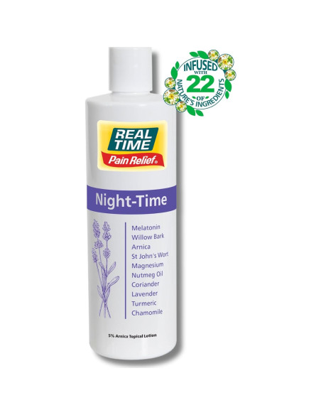 Crema Nocturna Alivio Dolor Real Time 340g Melatonina