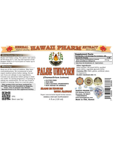 Extracto Líquido de Unicornio Falso HawaiiPharm 118.3 ml