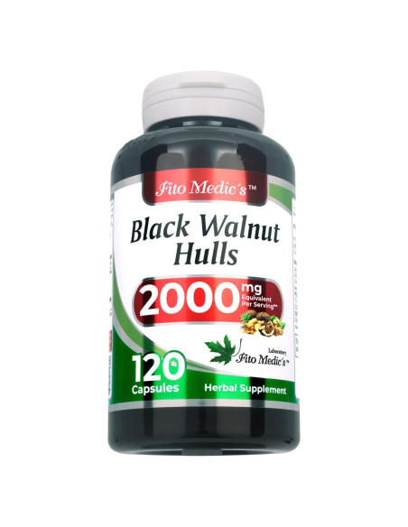 Cápsulas de Cáscara de Nuez Negra Fito Medic's 2000 mg