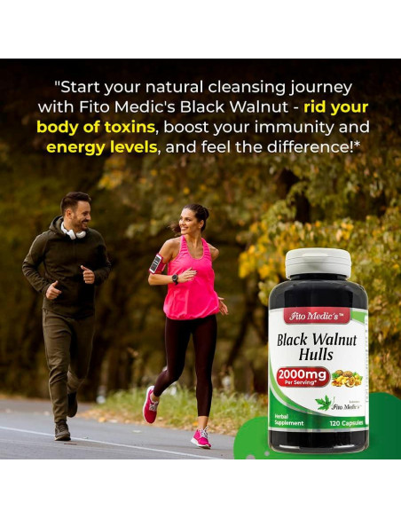 Cápsulas de Cáscara de Nuez Negra Fito Medic's 2000 mg