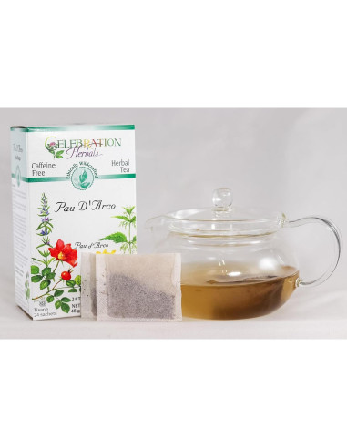 Té Pau D'Arco en bolsas Celebration Herbals 24 unidades