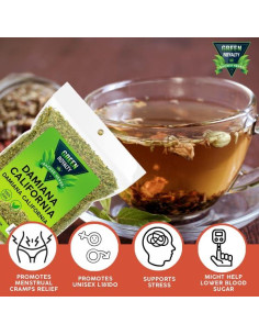 Hoja de Damiana 113g - Infusión Herbal Natural Mexicana 2