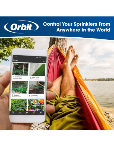 Controlador de Riego Inteligente Orbit B-hyve 8 Zonas WiFi