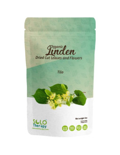 Té de Flores de Tilo 85g + Colador de Té de Cristal - Solo Therapy 2