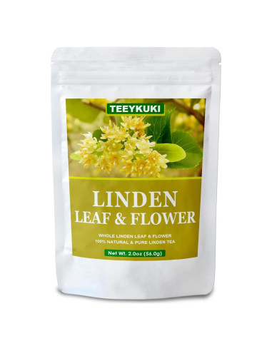 Té de Tilo Seco Premium TEEYKUKI 56g - 100% Natural Sin Aditivos