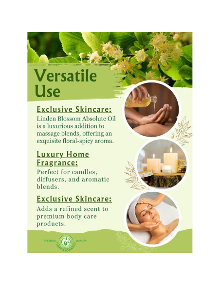 Aceite Absoluto de Flor de Tilo Flora Aromatics 10ml Puro