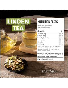 Té de Tilo Eastanbul 34.84g 100% Natural Sin Cafeína 2