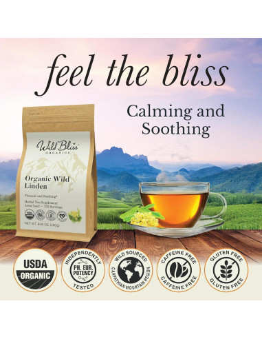 Té de Flor de Tilo Orgánico Wild Bliss - 250 Gr - 125 Porciones