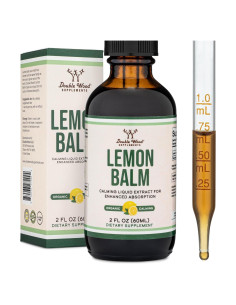 Tintura de Bálamo Limón Orgánico Double Wood 590mg 59ml