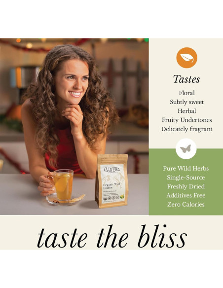 Té de Flor de Tilo Orgánico Wild Bliss - 250 Gr - 125 Porciones