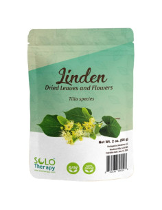 Flores y Hojas Secas de Tilo 56.7g - Solo Therapy - Té Relajante