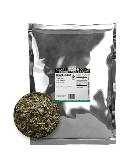Hoja de Toronjil Orgánica Frontier Co-op 0.48kg - Té Seco