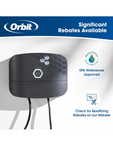 Controlador de Riego Inteligente Orbit B-hyve 8 Zonas WiFi