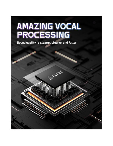 ALABS Fxcaster Paquete Podcast Todo en Uno con Micrófono XLR