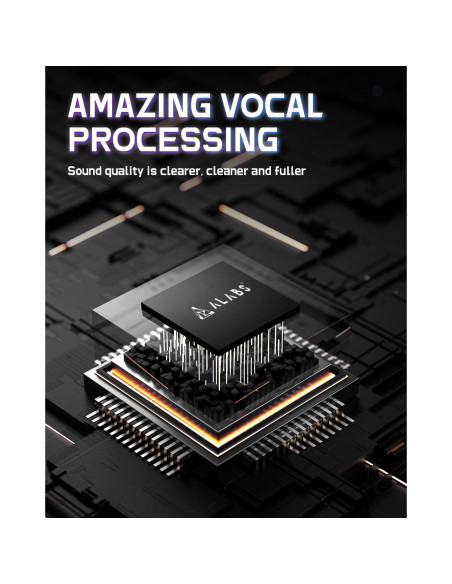 ALABS Fxcaster Paquete Podcast Todo en Uno con Micrófono XLR