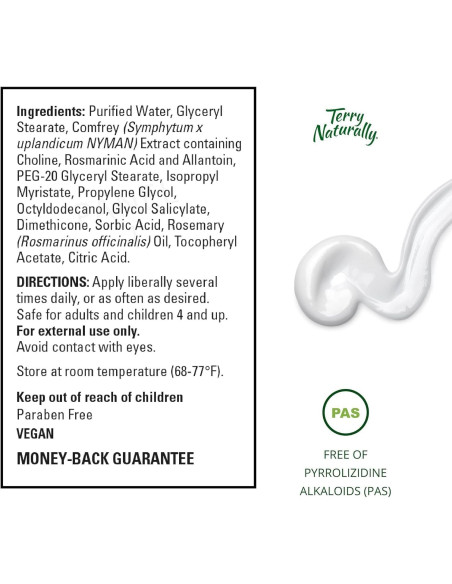 Crema de Consuelda Traumaplant Terry Naturally 50 g - Herbal No Manchante