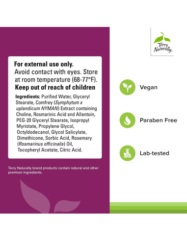 Crema de Consuelda Traumaplant Terry Naturally 50 g - Herbal No Manchante