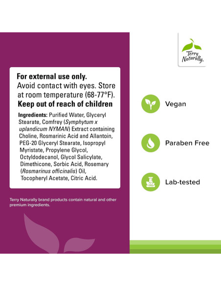 Crema de Consuelda Traumaplant Terry Naturally 50 g - Herbal No Manchante