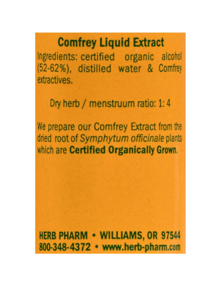 Extracto Líquido de Consuelda Orgánica Herb Pharm - 28.35 g