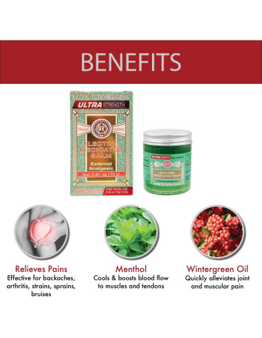 Bálsamo Medicado Eléctrico Fei Fah Ultra Fuerza 69.57 g