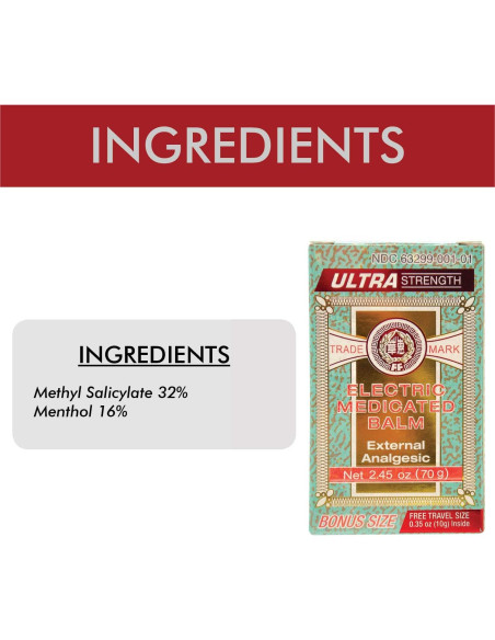 Bálsamo Medicado Eléctrico Fei Fah Ultra Fuerza 69.57 g