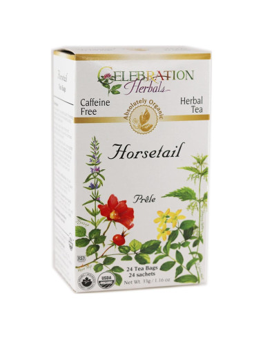 Té Orgánico Cola de Caballo Celebration Herbals 24 Bolsitas