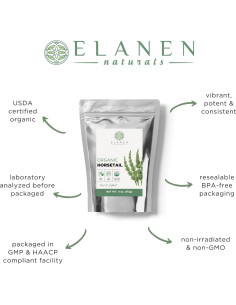 Hierba de Cola de Caballo Orgánica ELANEN 113g - Calidad Premium 2