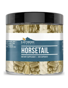 Cápsulas de Cola de Caballo Elementos de la Tierra 200 Unidades