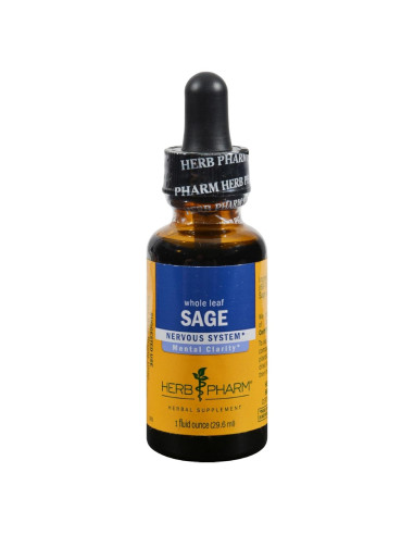 Extracto Líquido de Salvia Orgánica Herb Pharm 29.57 ml