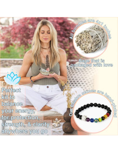 Kit de Sahumerio de Salvia Blanca JL Local - 1 Palo 17.78 cm 2