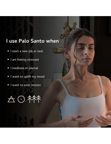Aceite Esencial Roll-On Palo Santo y Salvia Blanca 10ml Aromafume