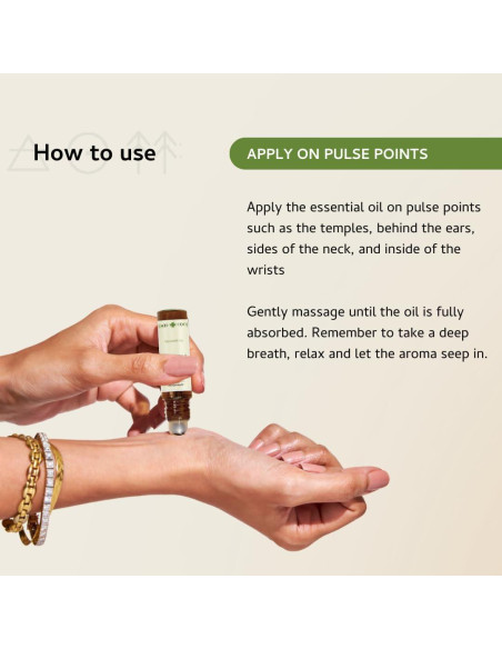 Aceite Esencial Roll-On Palo Santo y Salvia Blanca 10ml Aromafume