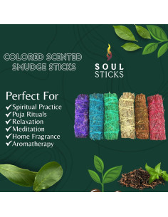Conjunto de Bastones de Humo Aromatizados Soul Sticks - 6 Paquetes 2