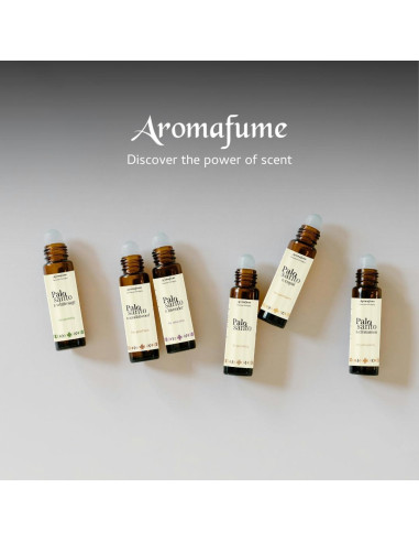 Aceite Esencial Roll-On Palo Santo y Salvia Blanca 10ml Aromafume