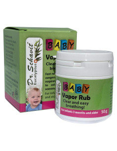 Bálsamo Vapor para Bebés Dr. Schavit 56.7g - Alivio Congestión