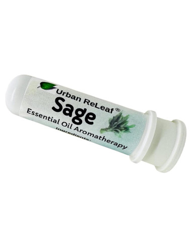 Inhalador Nasal de Aromaterapia Urban ReLeaf - Salvia Pura 7cm