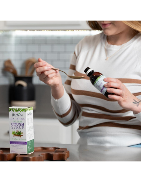 Jarabe Natural Herbion de Hiedra y Tomillo 148 ml - Sin Azúcar