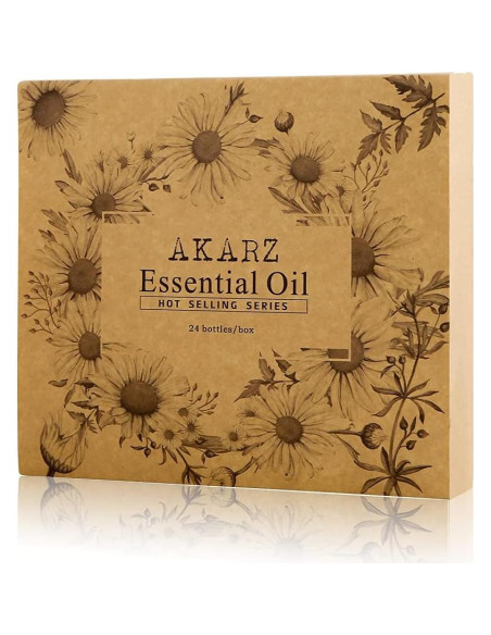 Set de 24 Aceites Esenciales AKARZ 10 ML Aromas Variados