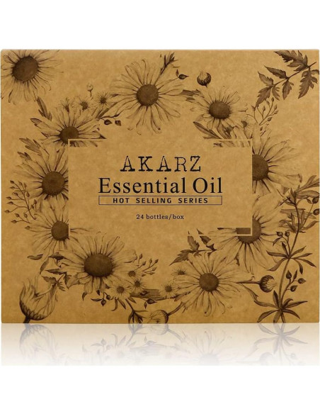 Set de 24 Aceites Esenciales AKARZ 10 ML Aromas Variados
