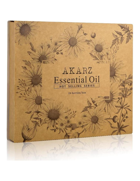 Set de 24 Aceites Esenciales AKARZ 10 ML Aromas Variados