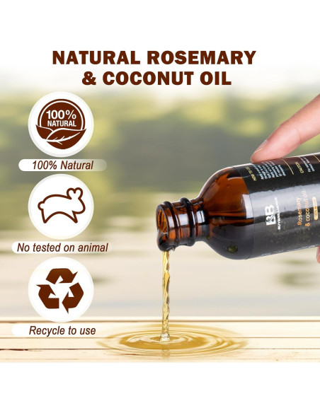 Kit de Crecimiento del Cabello Buybrilliance con Aceite de Romero 56.7ml