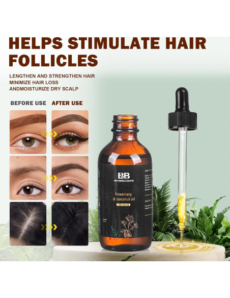 Kit de Crecimiento del Cabello Buybrilliance con Aceite de Romero 56.7ml