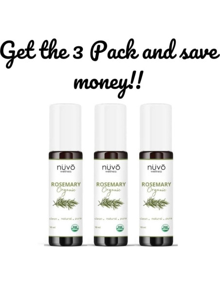 Aceite de Romero 10ml NUVO WELLNESS para Crecimiento Cabello