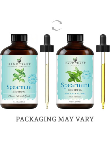 Aceite Esencial de Menta Verde Handcraft Blends 118 ml 100% Puro